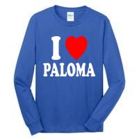 I Heart (Love) Paloma Cute Matching Couple Spouse Married Gift Tall Long Sleeve T-Shirt