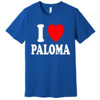 I Heart (Love) Paloma Cute Matching Couple Spouse Married Gift Premium T-Shirt