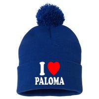 I Heart (Love) Paloma Cute Matching Couple Spouse Married Gift Pom Pom 12in Knit Beanie