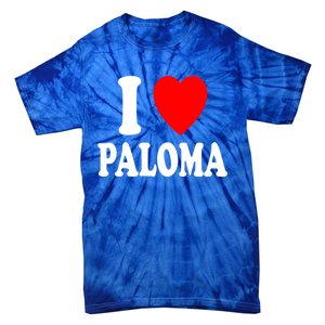 I Heart (Love) Paloma Cute Matching Couple Spouse Married Gift Tie-Dye T-Shirt