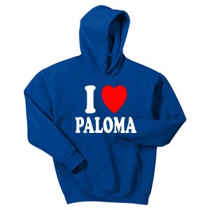 I Heart (Love) Paloma Cute Matching Couple Spouse Married Gift Kids Hoodie