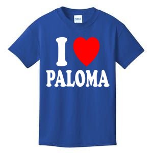 I Heart (Love) Paloma Cute Matching Couple Spouse Married Gift Kids T-Shirt