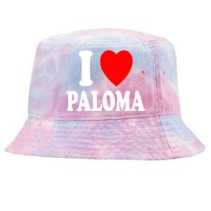 I Heart (Love) Paloma Cute Matching Couple Spouse Married Gift Tie-Dyed Bucket Hat