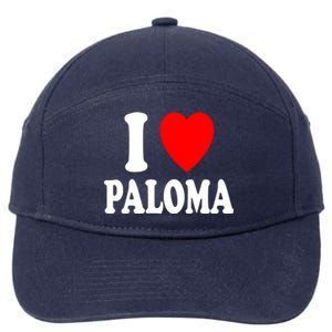 I Heart (Love) Paloma Cute Matching Couple Spouse Married Gift 7-Panel Snapback Hat