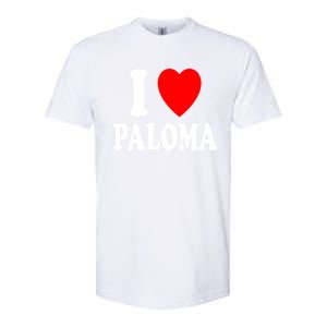 I Heart (Love) Paloma Cute Matching Couple Spouse Married Gift Softstyle CVC T-Shirt