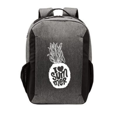 I Heart (Love) Summer Pineapple Vector Backpack