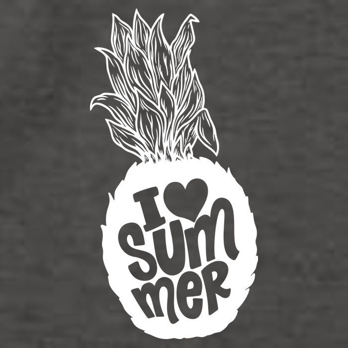 I Heart (Love) Summer Pineapple Vector Backpack