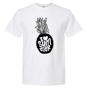 I Heart (Love) Summer Pineapple Garment-Dyed Heavyweight T-Shirt