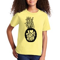 I Heart (Love) Summer Pineapple Kids T-Shirt