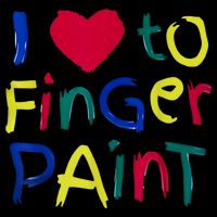 I Heart Love To Finger Paint IM Paint Cute Couple Valentine V-Neck T-Shirt