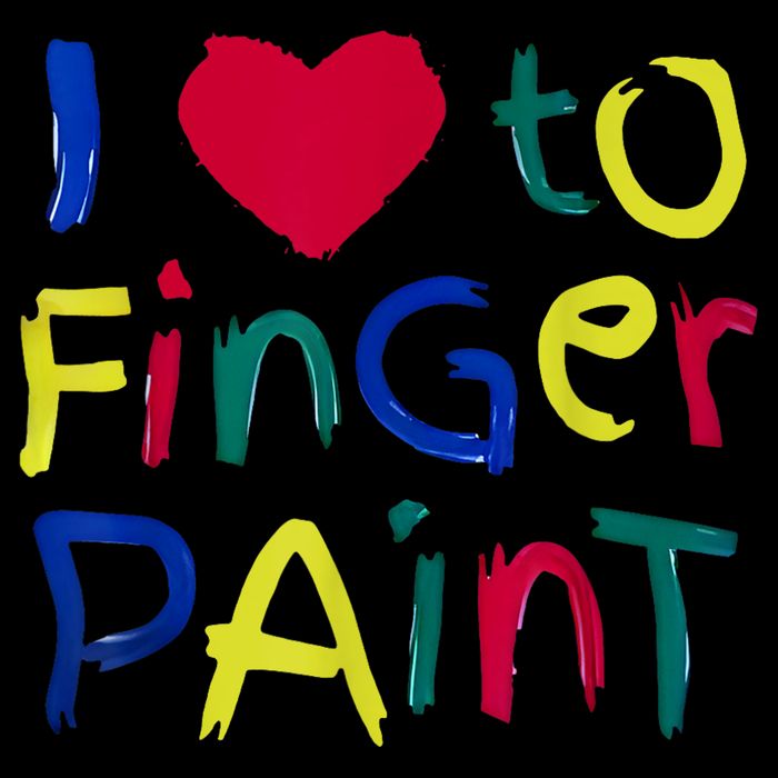 I Heart Love To Finger Paint IM Paint Cute Couple Valentine V-Neck T-Shirt