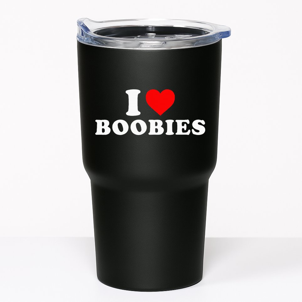 I Heart Love Boobies Tumbler