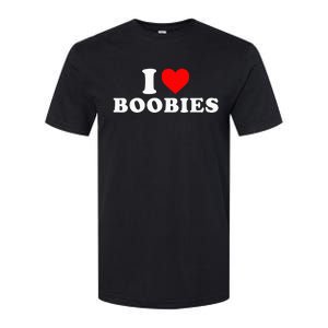 I Heart Love Boobies Softstyle CVC T-Shirt