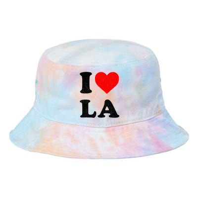 I Heart La Souvenir I Love Los Angeles Tie Dye Newport Bucket Hat