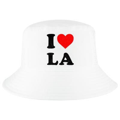 I Heart La Souvenir I Love Los Angeles Cool Comfort Performance Bucket Hat