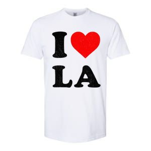 I Heart La Souvenir I Love Los Angeles Softstyle CVC T-Shirt