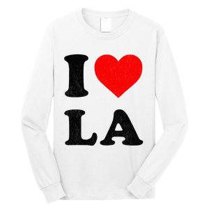 I Heart La Souvenir I Love Los Angeles Long Sleeve Shirt