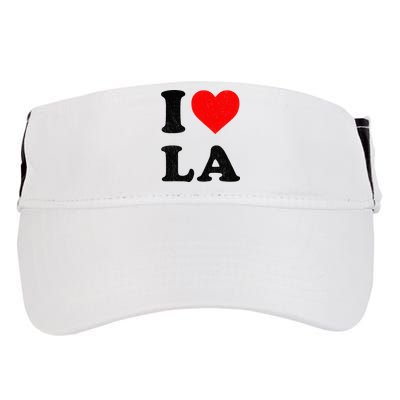 I Heart La Souvenir I Love Los Angeles Adult Drive Performance Visor