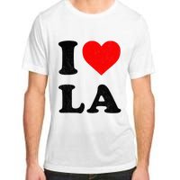 I Heart La Souvenir I Love Los Angeles Adult ChromaSoft Performance T-Shirt