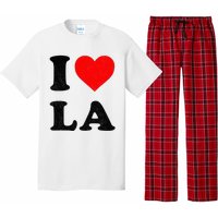 I Heart La Souvenir I Love Los Angeles Pajama Set