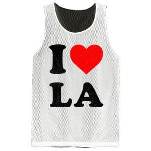 I Heart La Souvenir I Love Los Angeles Mesh Reversible Basketball Jersey Tank