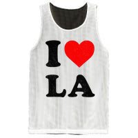 I Heart La Souvenir I Love Los Angeles Mesh Reversible Basketball Jersey Tank