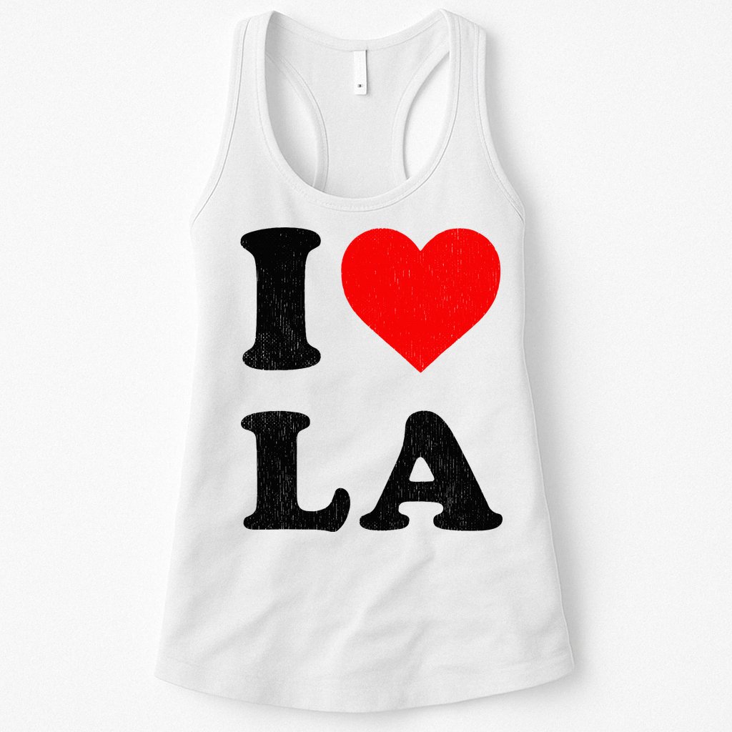 I Heart La Souvenir I Love Los Angeles Womens Tank Top
