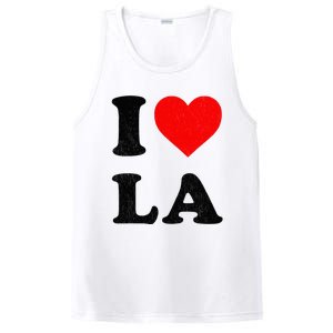 I Heart La Souvenir I Love Los Angeles PosiCharge Competitor Tank