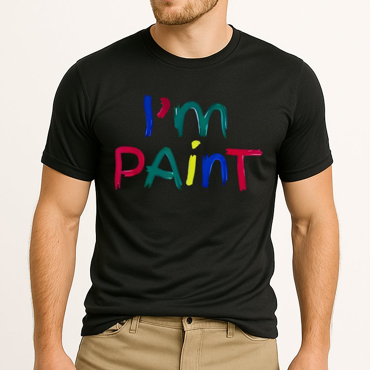 I Heart Love To Finger Paint IM Paint Cute Couple Valentine Cooling Performance Crew T-Shirt