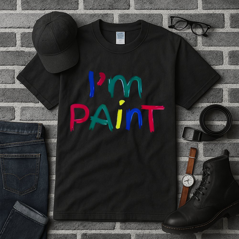 I Heart Love To Finger Paint IM Paint Cute Couple Valentine Tall T-Shirt