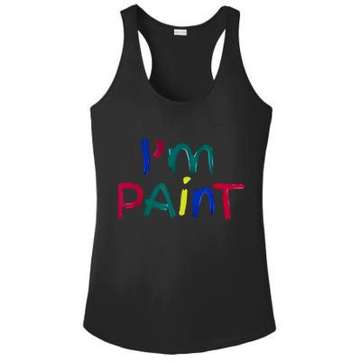 I Heart Love To Finger Paint IM Paint Cute Couple Valentine Ladies PosiCharge Competitor Racerback Tank