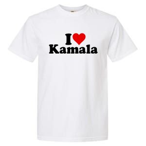 I Heart Love Kamala Harris Garment-Dyed Heavyweight T-Shirt