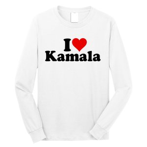 I Heart Love Kamala Harris Long Sleeve Shirt