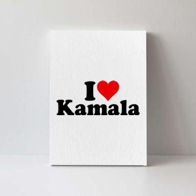 I Heart Love Kamala Harris Canvas