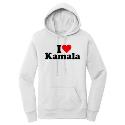 I Heart Love Kamala Harris Women's Pullover Hoodie