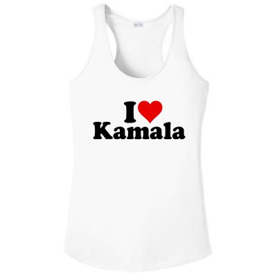 I Heart Love Kamala Harris Ladies PosiCharge Competitor Racerback Tank