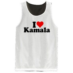 I Heart Love Kamala Harris Mesh Reversible Basketball Jersey Tank