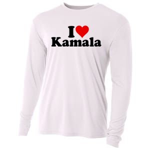 I Heart Love Kamala Harris Cooling Performance Long Sleeve Crew