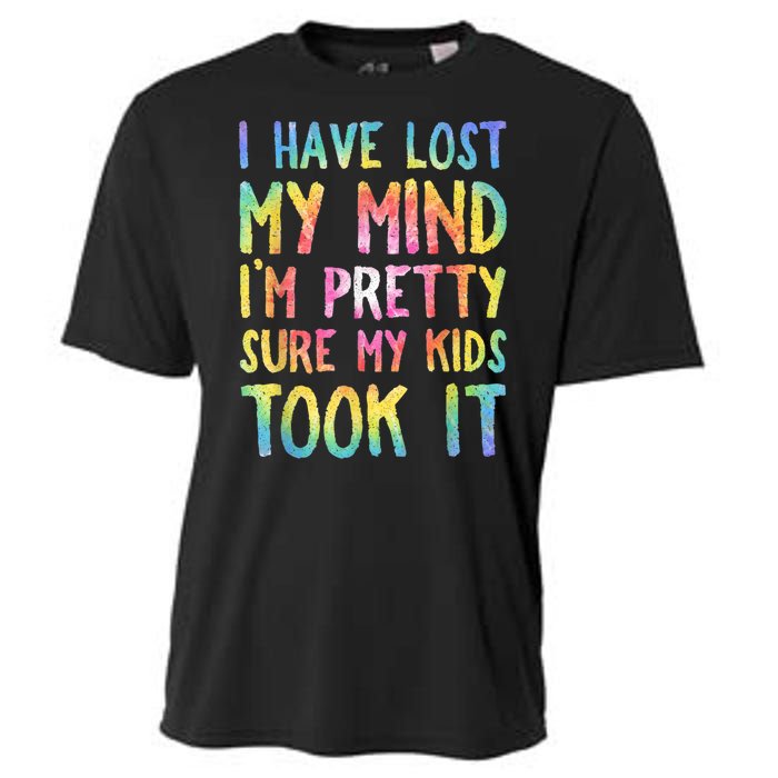 I Have Lost My Mind Kids Took It Mothers Day Mom Cooling Performance Crew T-Shirt