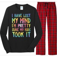 I Have Lost My Mind Kids Took It Mothers Day Mom Long Sleeve Pajama Set