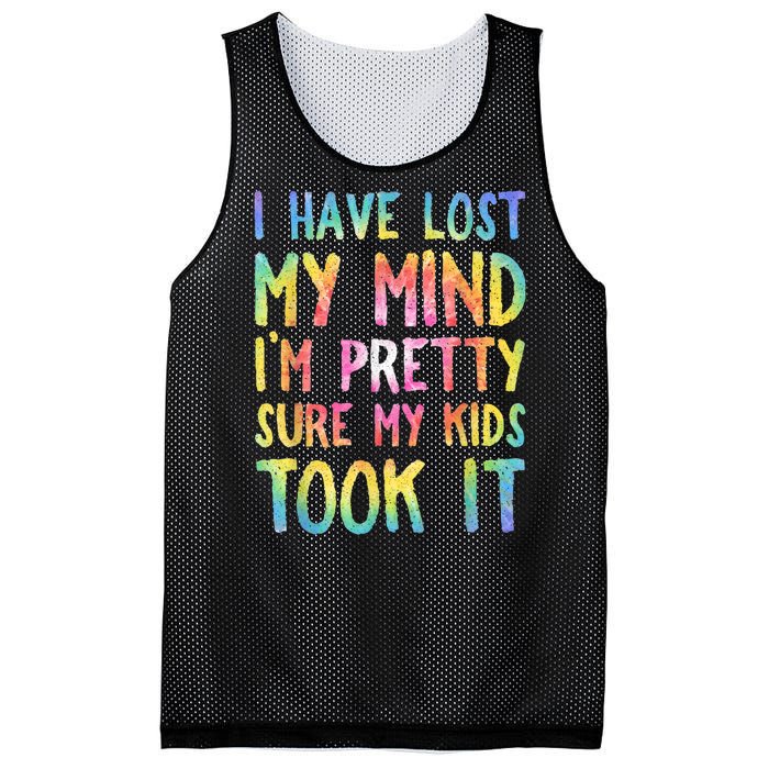 I Have Lost My Mind Kids Took It Mothers Day Mom Mesh Reversible Basketball Jersey Tank