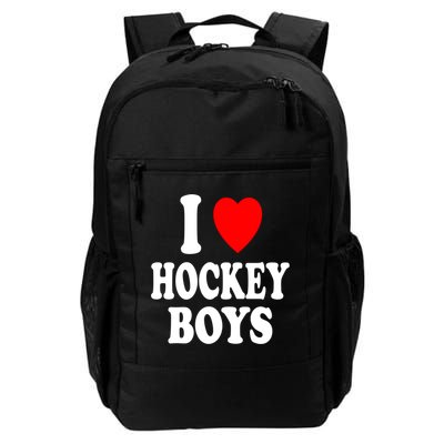 I Heart (Love) Hockey Skating Ice Attraction Hot Sexy Gift Backpack