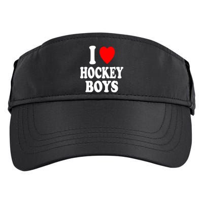 I Heart (Love) Hockey Skating Ice Attraction Hot Sexy Gift Adult Drive Performance Visor