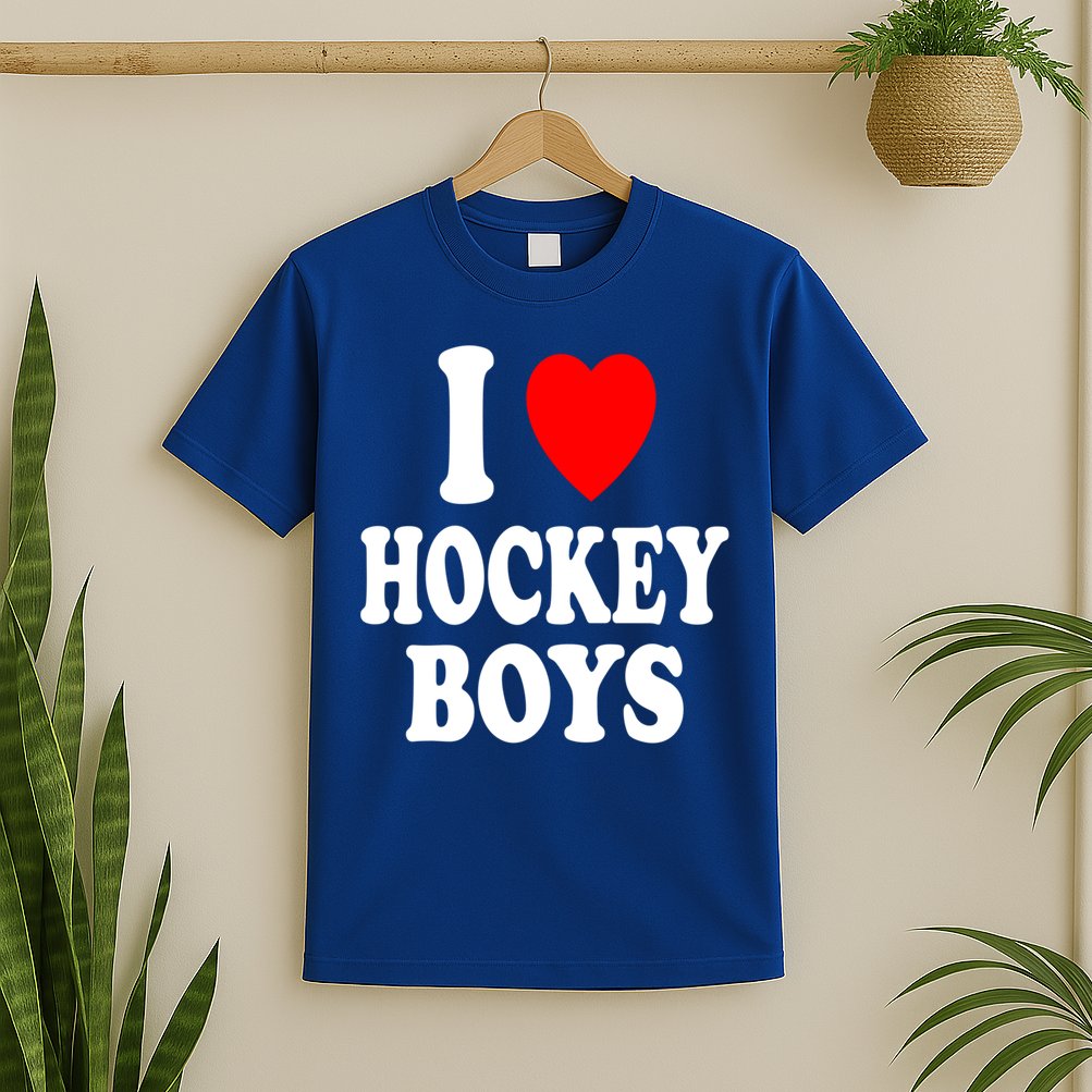I Heart (Love) Hockey Skating Ice Attraction Hot Sexy Gift T-Shirt
