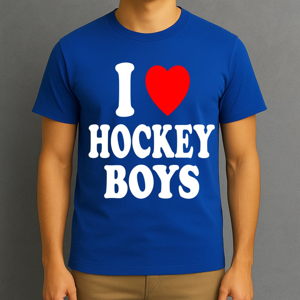 I Heart (Love) Hockey Skating Ice Attraction Hot Sexy Gift T-Shirt