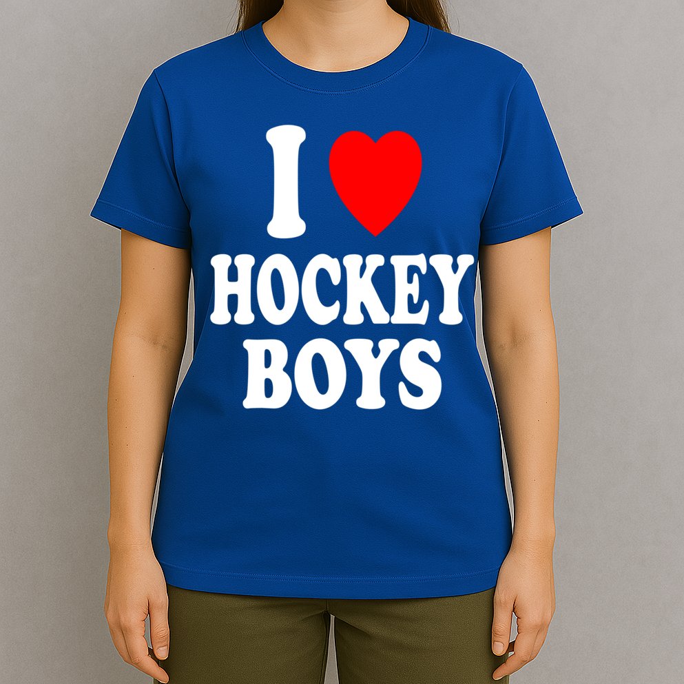 I Heart (Love) Hockey Skating Ice Attraction Hot Sexy Gift T-Shirt