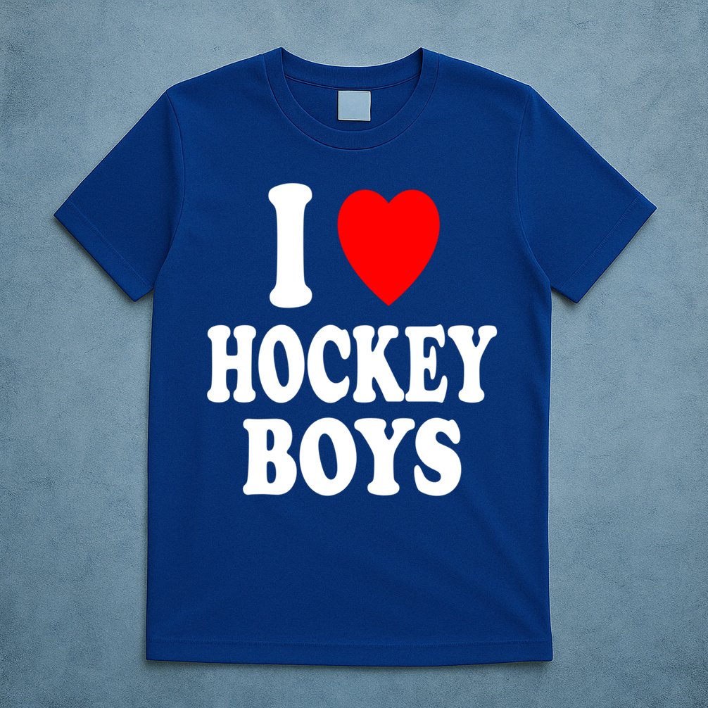 I Heart (Love) Hockey Skating Ice Attraction Hot Sexy Gift T-Shirt