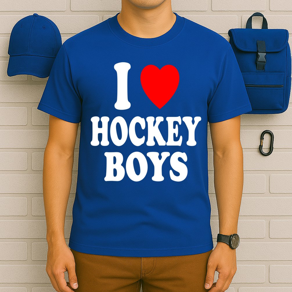 I Heart (Love) Hockey Skating Ice Attraction Hot Sexy Gift T-Shirt