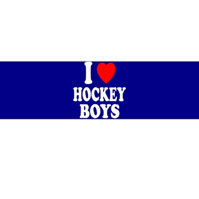 I Heart (Love) Hockey Skating Ice Attraction Hot Sexy Gift Bumper Sticker