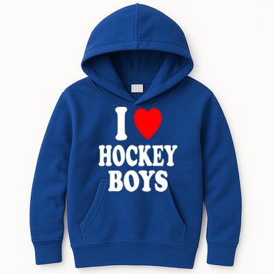 I Heart (Love) Hockey Skating Ice Attraction Hot Sexy Gift Kids Hoodie